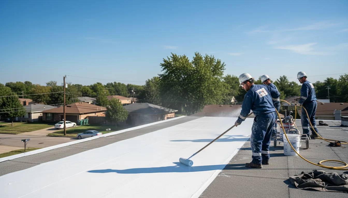 Commercial roof coating in Worcester, VT near me